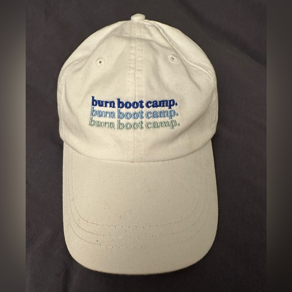 Adjustable strap burn boot camp baseball cap